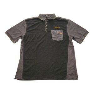McDonalds Timeless Elements Polo Shirt Mens Large Susdewitt Enterprises Grey L-R
